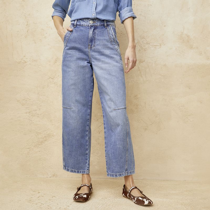 BASEMENT - Jeans Baggy Mujer Basement