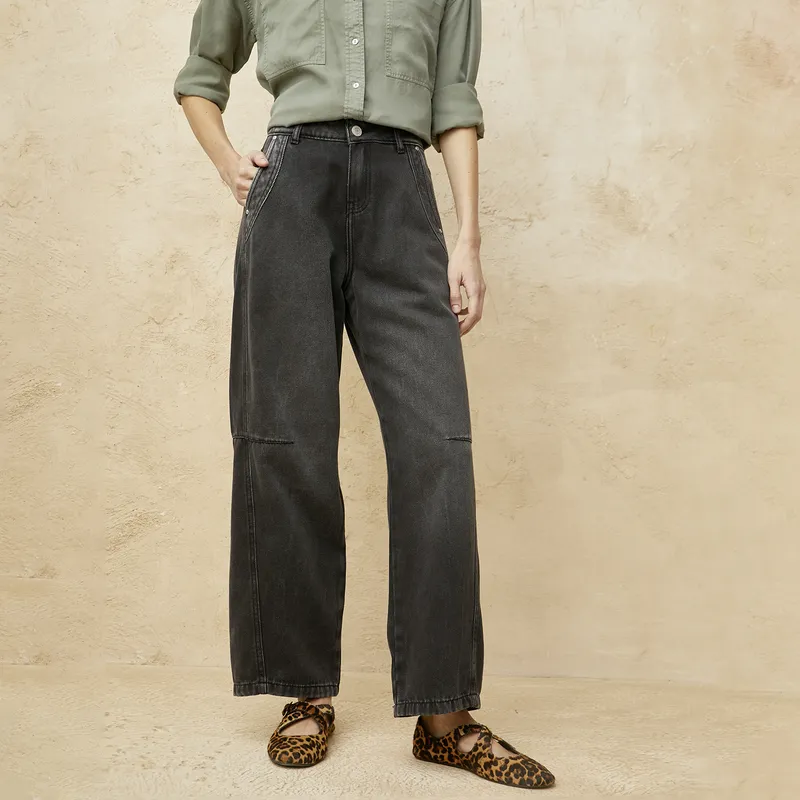BASEMENT - Jeans Baggy Mujer Basement