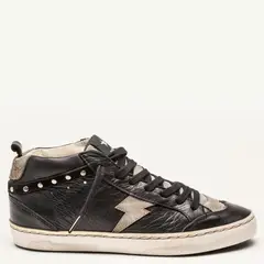 ROSSATI - Zapatilla Urbana Mujer Cuero Negro