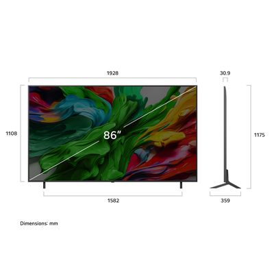 Imagen 2 del producto Televisor QNED 86"" Smart TV 4K Ultra HD 86QNED85ASG 2025 + Magic Remote Control