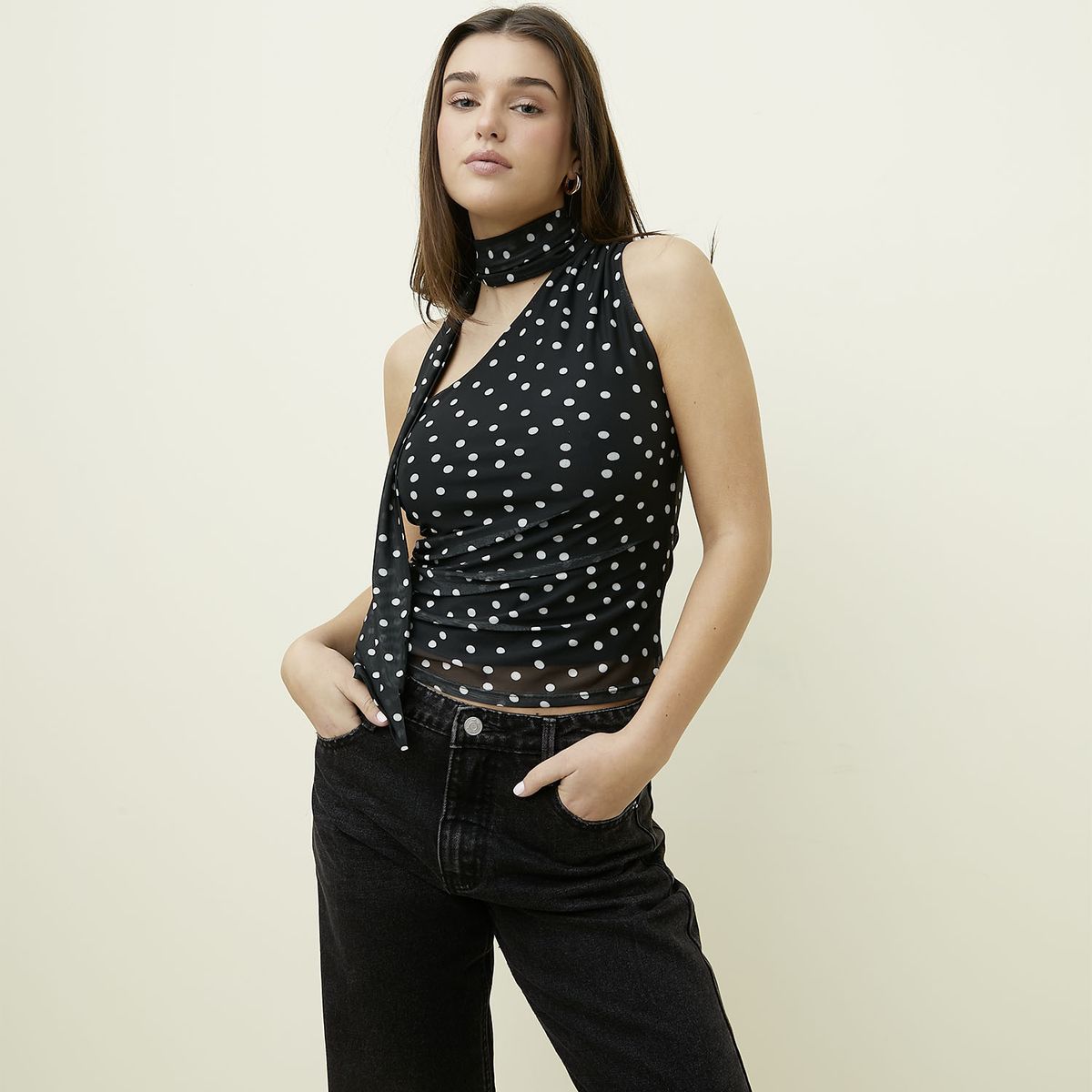 SYBILLA - Polera Sin Manga Mujer Sybilla