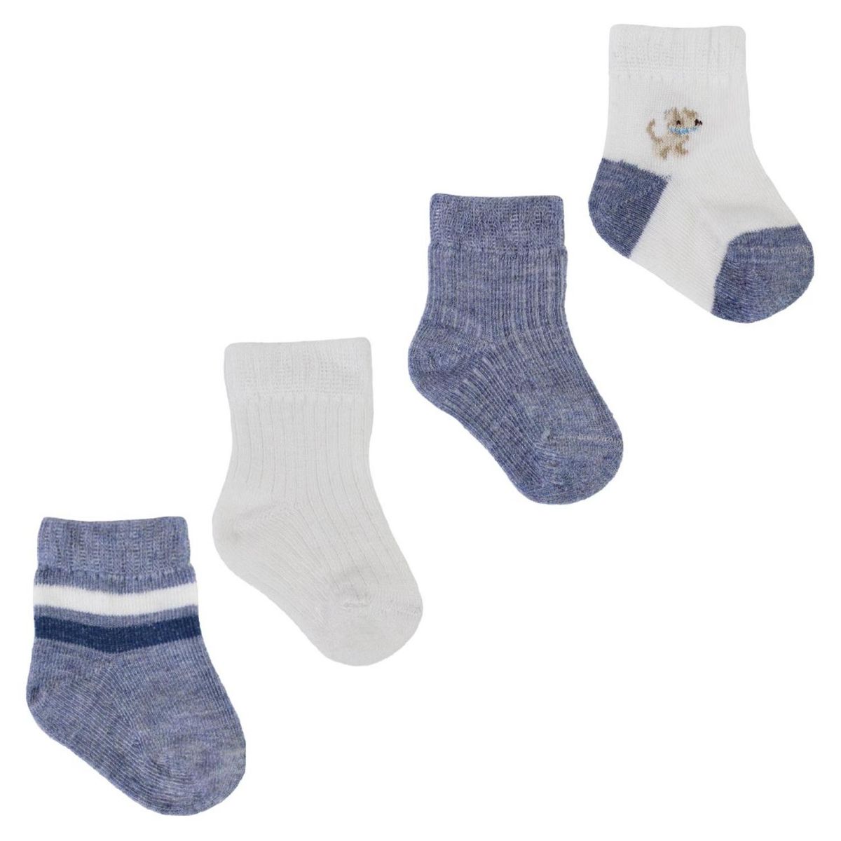 MONARCH - Pack 4 Pares Calcetines Bebé Niño Monarch