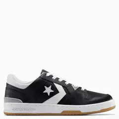 CONVERSE - Zapatilla Urbana Hombre Cuero Negro