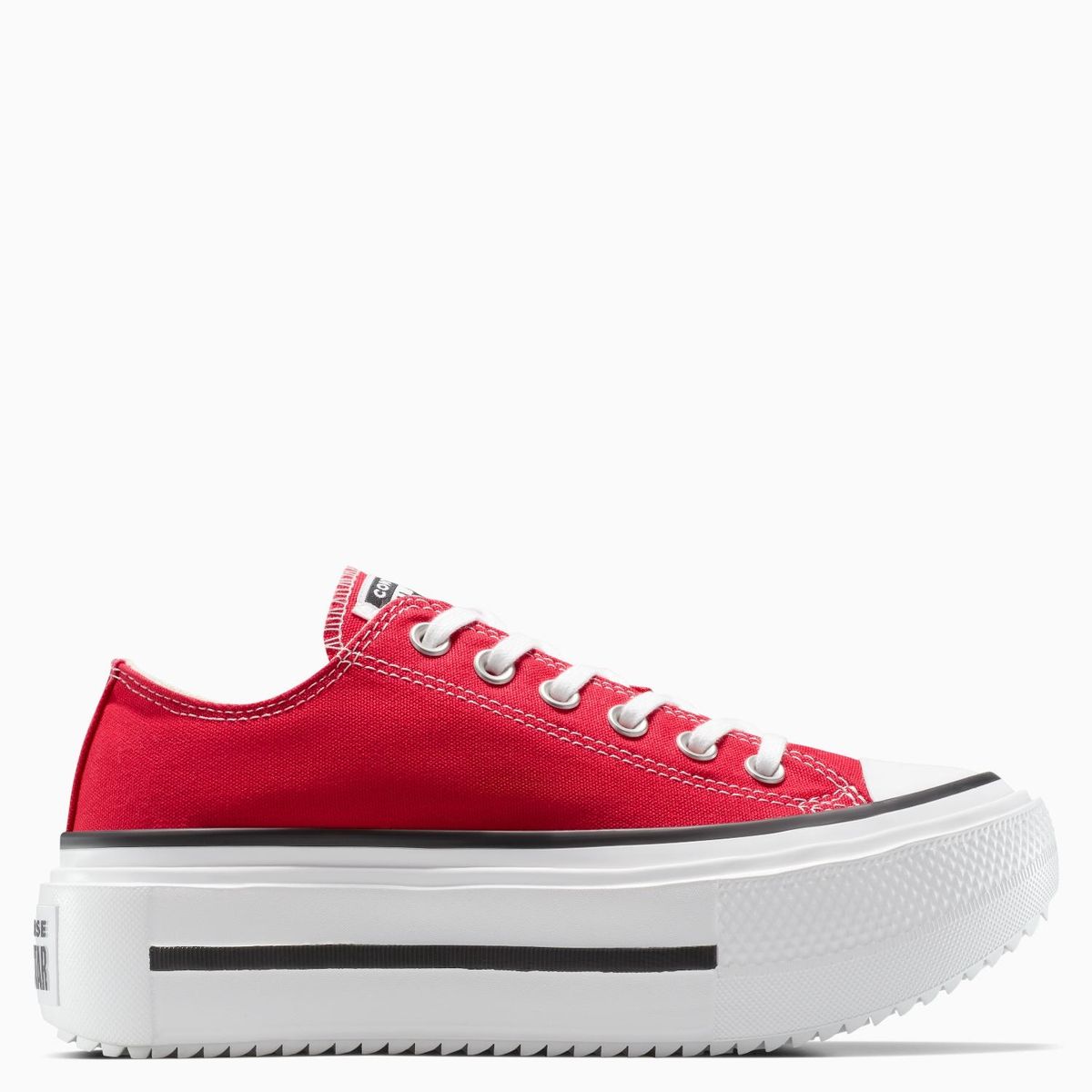 CONVERSE - Chuck Taylor All Star Lift Double Stack Zapatilla Urbana Mujer Rojo Converse