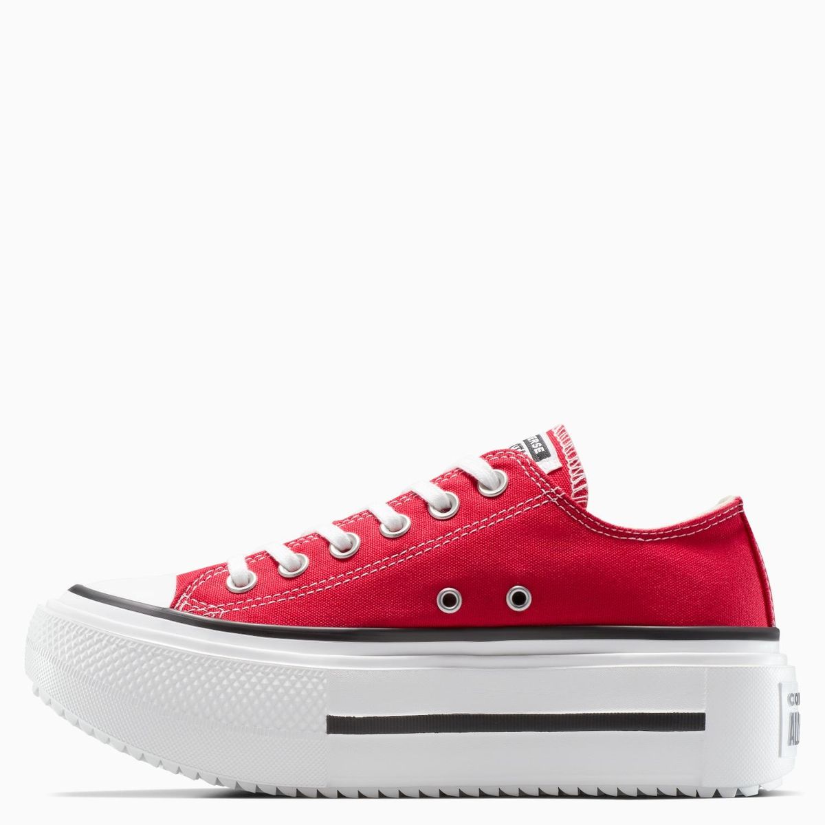 CONVERSE - Chuck Taylor All Star Lift Double Stack Zapatilla Urbana Mujer Rojo Converse