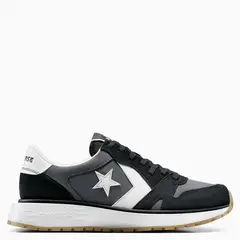 CONVERSE - Zapatilla Urbana Mujer Cuero Negro
