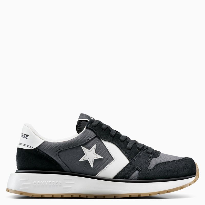 CONVERSE - Zapatilla Urbana Mujer Cuero Negro Converse