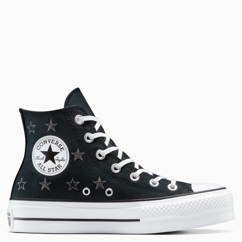 CONVERSE - Chuck Taylor All Star Lift Zapatilla Urbana Mujer Negro Converse