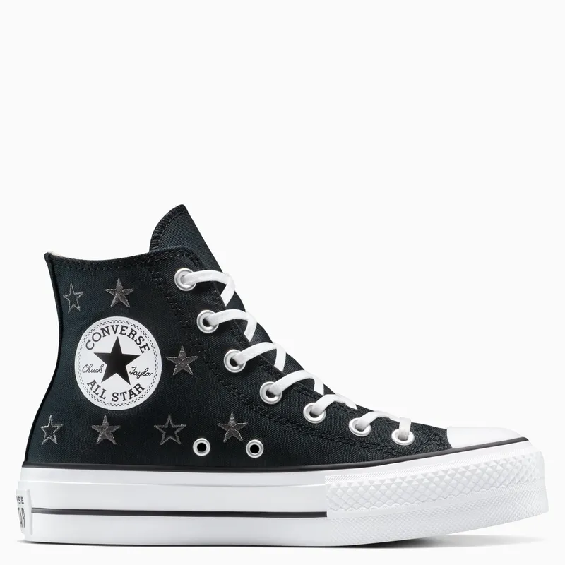 CONVERSE - Chuck Taylor All Star Lift Zapatilla Urbana Mujer Negro Converse