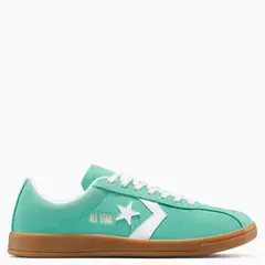CONVERSE - Classic Trainer Zapatilla Urbana Mujer Cuero Celeste