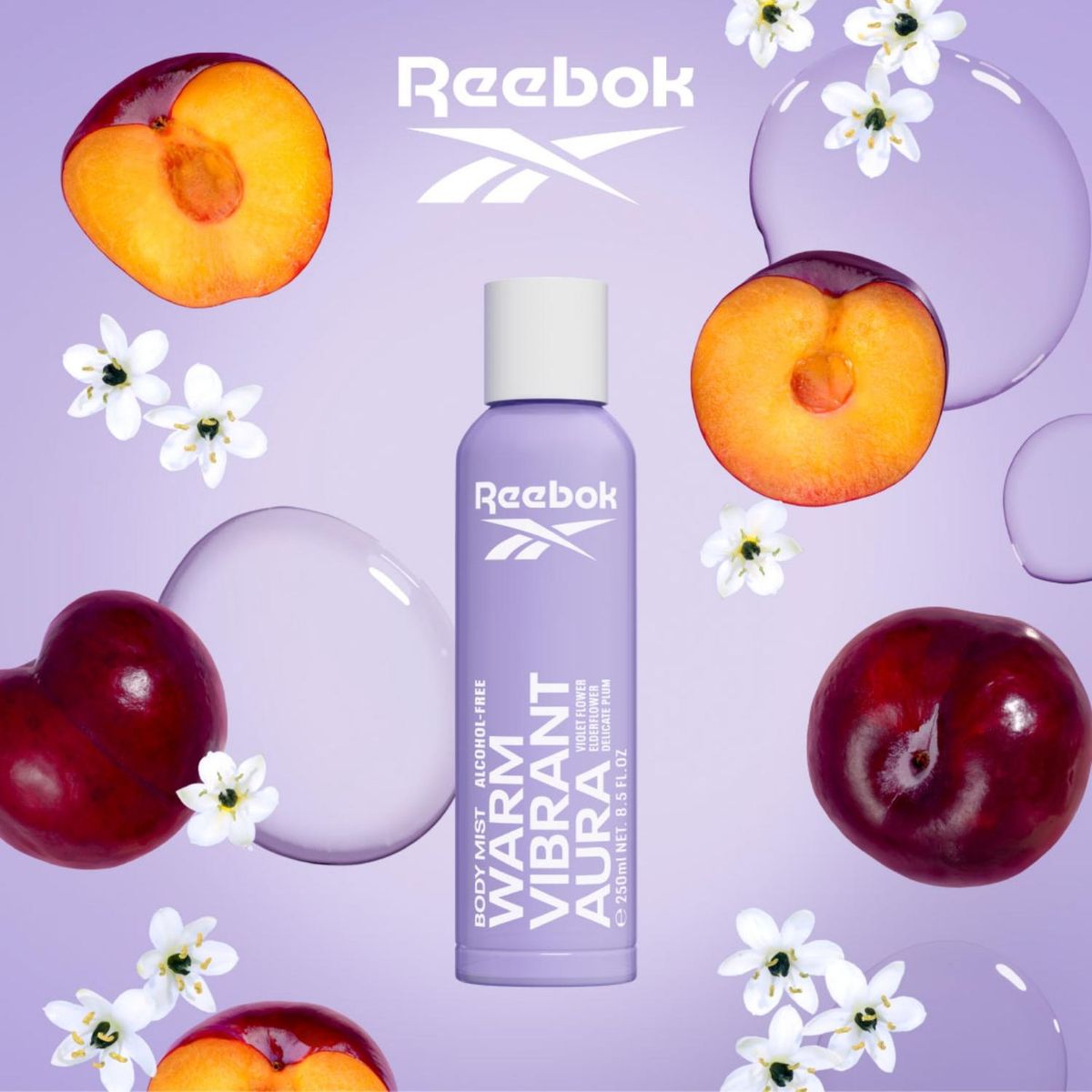 REEBOK - Perfume Para Mujer Warm Vibrant Aura 250 Ml Reebok