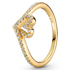 PANDORA - Anillo Corazón Deseo Brillante De Timeless Mujer