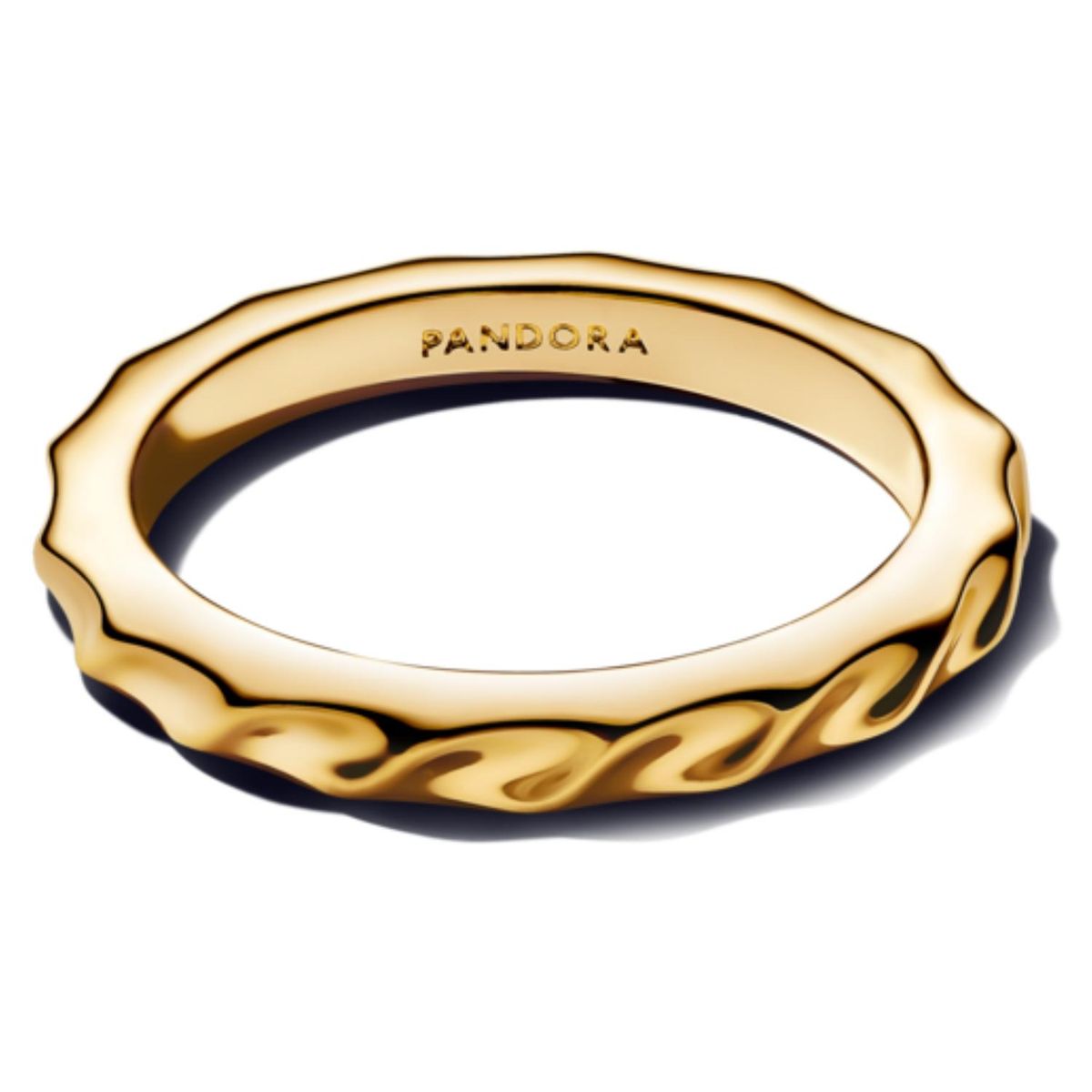 PANDORA - Anillo Banda Ondulada Mujer Pandora