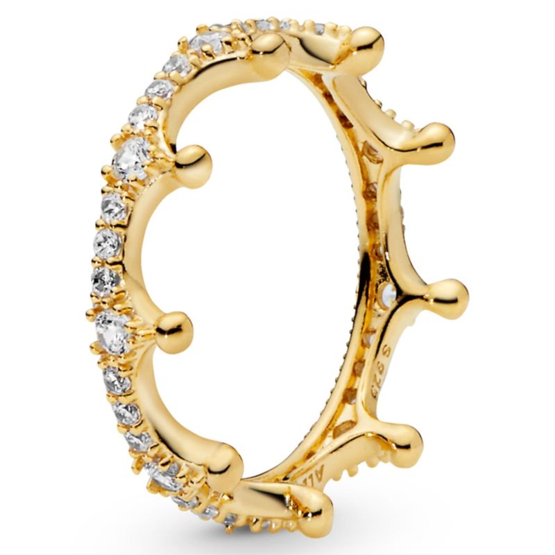 PANDORA - Anillo Corona Resplandor Transparente Mujer Pandora