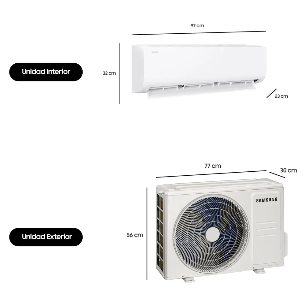 Samsung AR40F18C0AM 18000 BTU Frío/Calor Inverter, foto 3