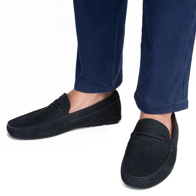 Imagen 2 del producto Mocasín Hombre Cuero Negro