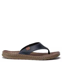 Sandalia Hombre Cuero Azul