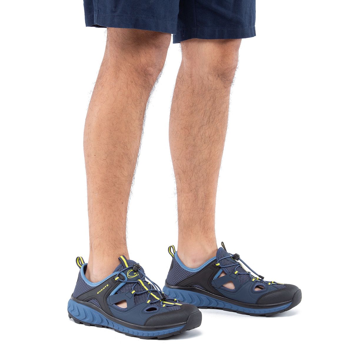 GUANTE - Sandalia Hombre Azul Guante