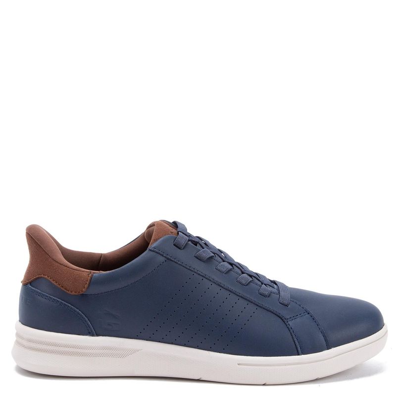 GUANTE - Zapato Casual Hombre Cuero Azul Guante