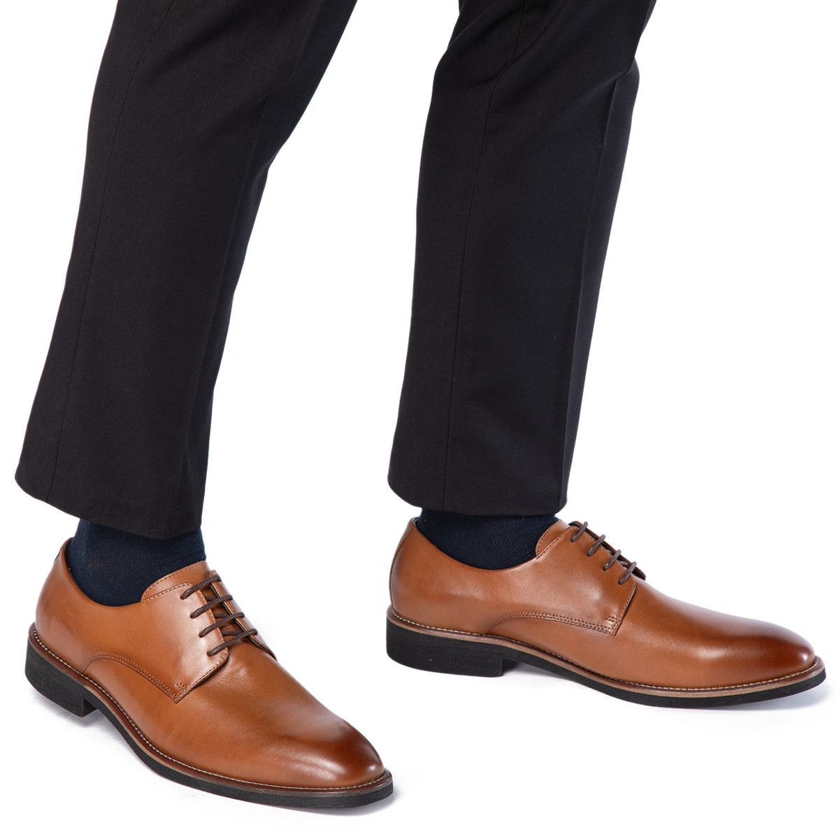 GUANTE - Berlin Zapato Formal Hombre Cuero Café Guante