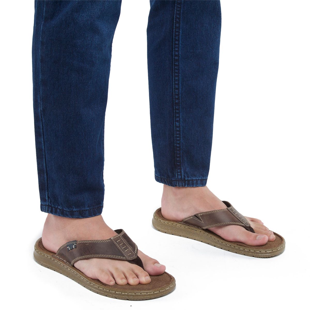 GUANTE - Sandalia Hombre Café Guante