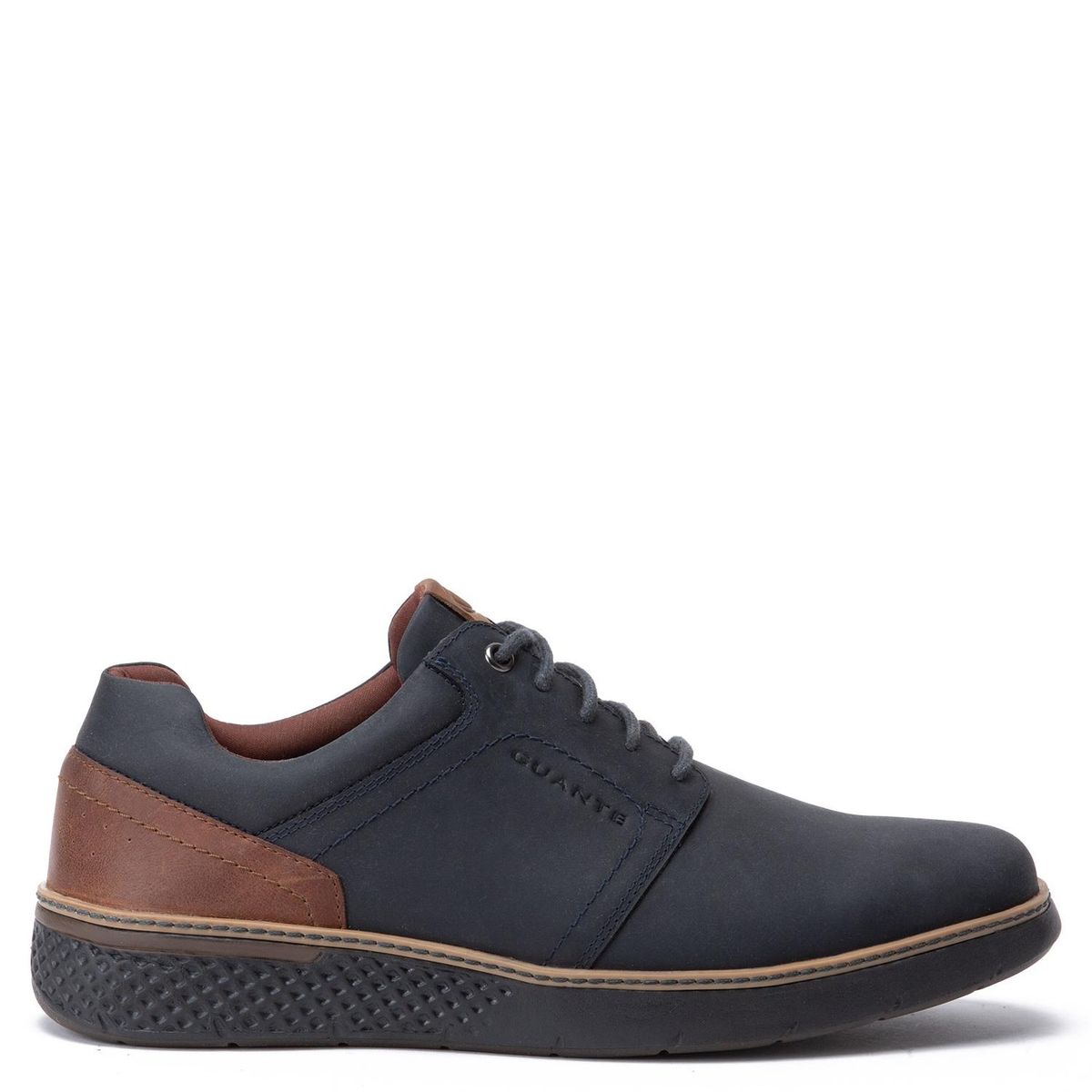 GUANTE - Zapato Casual Hombre Cuero Azul Guante