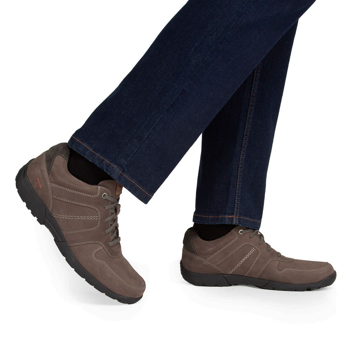GUANTE - Zapato Casual Hombre Cuero Café Guante