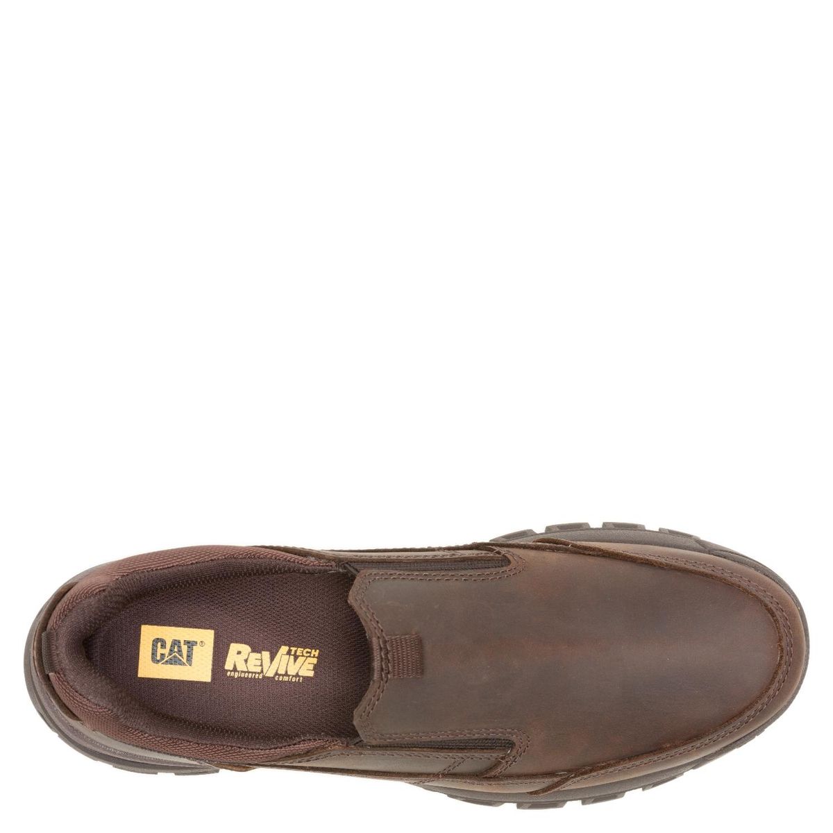 CAT - Zapato Hombre Cuero Café Cat