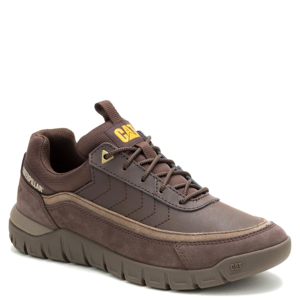 CAT - Versage Zapatilla Urbana Hombre Cuero Café Cat