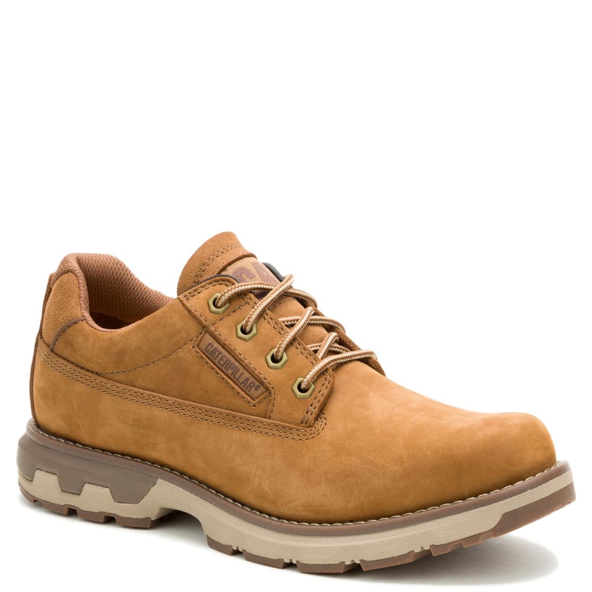 CAT - Persue Zapato Casual Hombre Cuero Café Cat