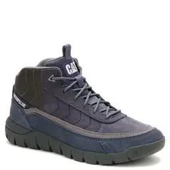 CAT - Versage Mid Zapatilla Urbana Hombre Cuero Azul