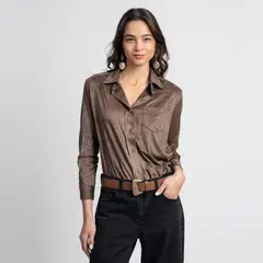 LOLITA POCKET - Blusa Manga Larga Mujer