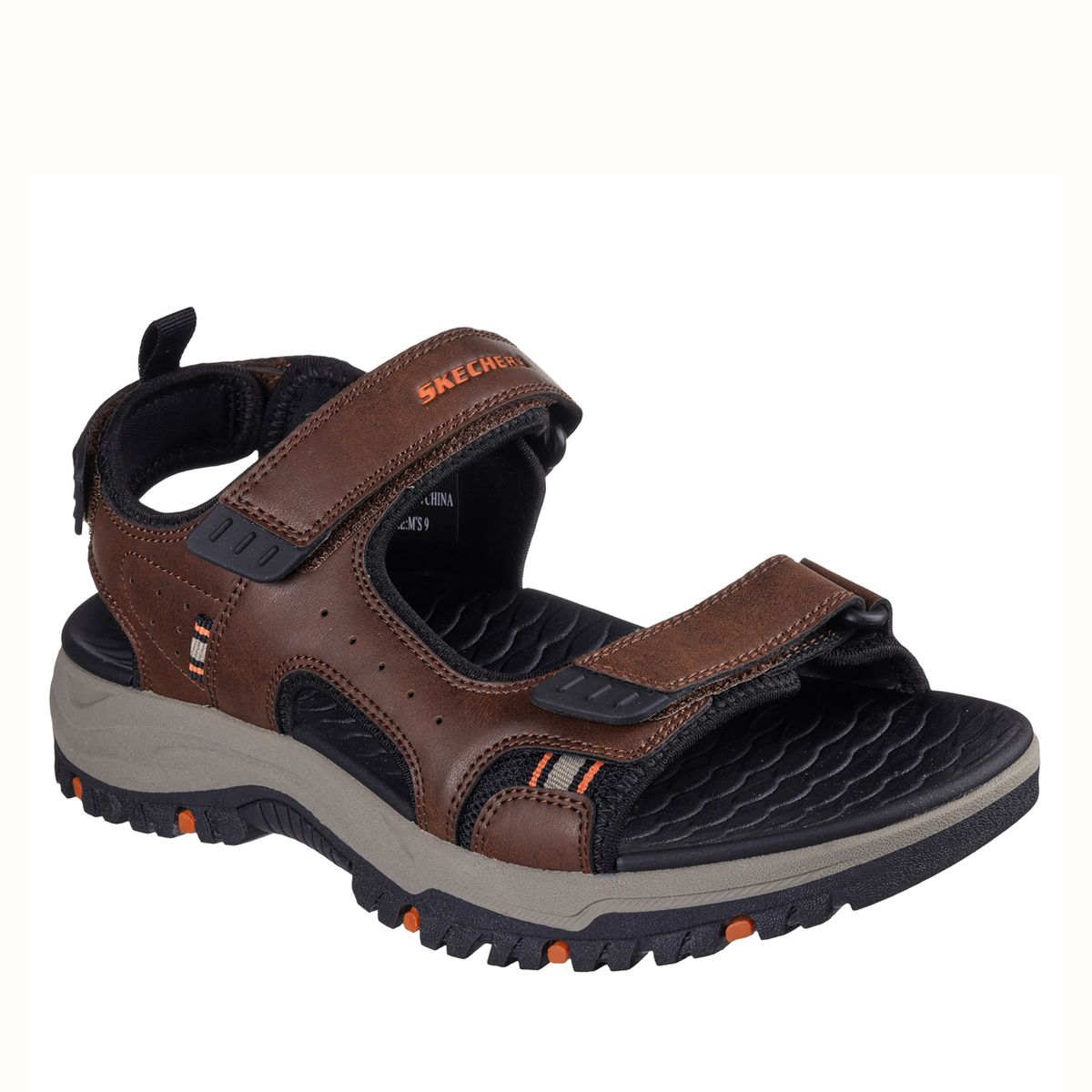 SKECHERS - Sandalia Hombre Café Skechers