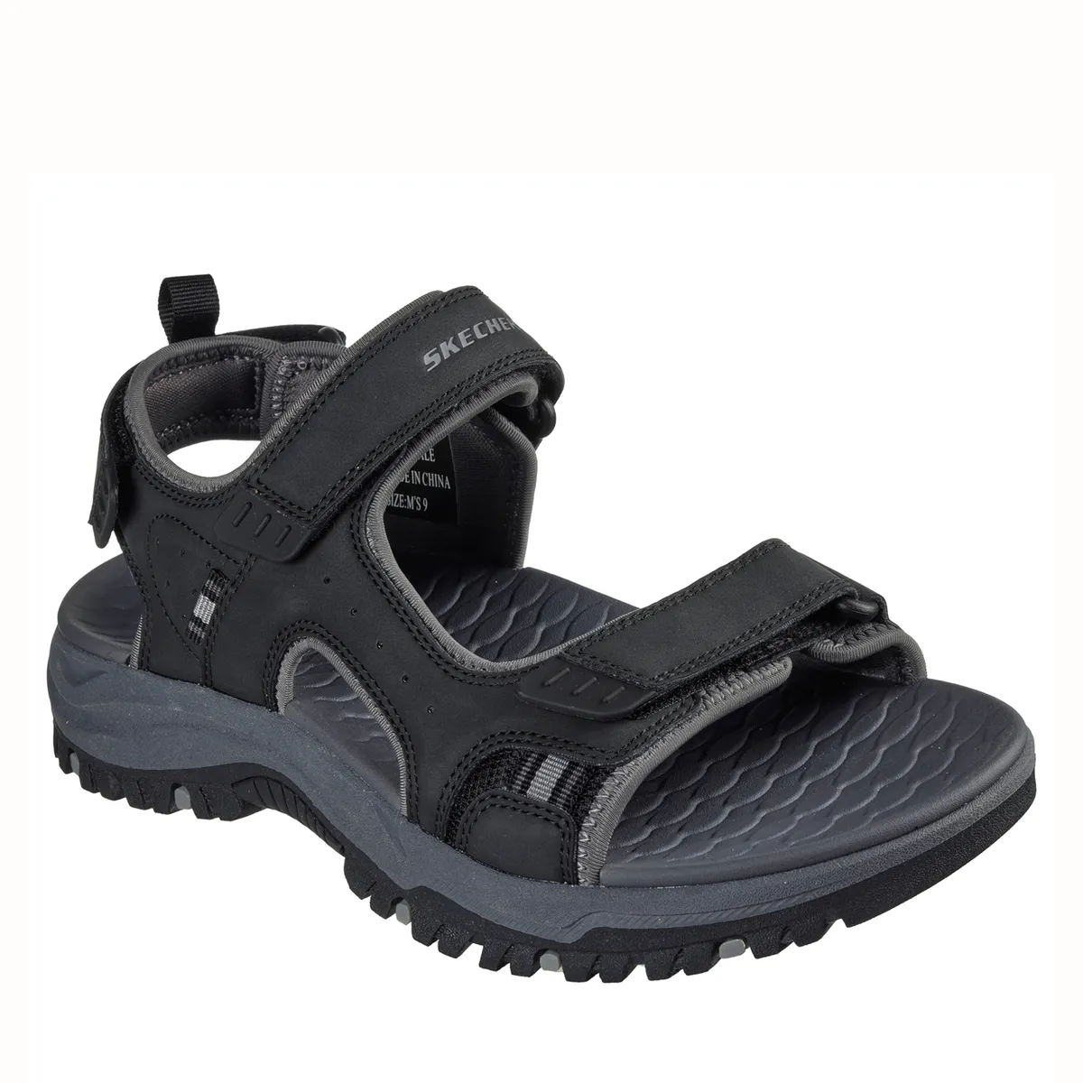 SKECHERS - Sandalia Hombre Negro Skechers