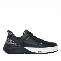 SKECHERS - 251170-Blk Zapatilla Urbana Hombre Cuero Negro