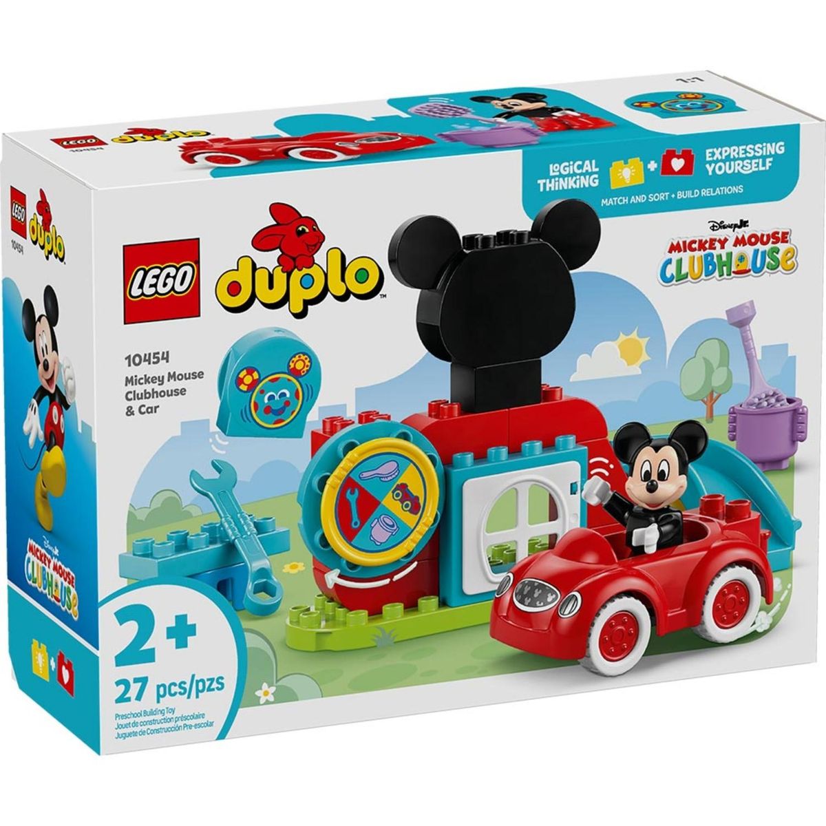 LEGO - Lego Duplo: Casa y Auto de Mickey Mouse