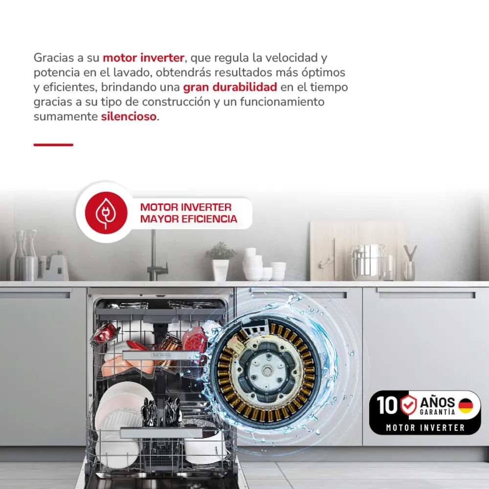 Thomas TH-DW16CA 16 Cubiertos Inox Dark Grey, foto 3
