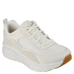 SKECHERS - D'Lux Walker Zapatilla Urbana Mujer Cuero Beige