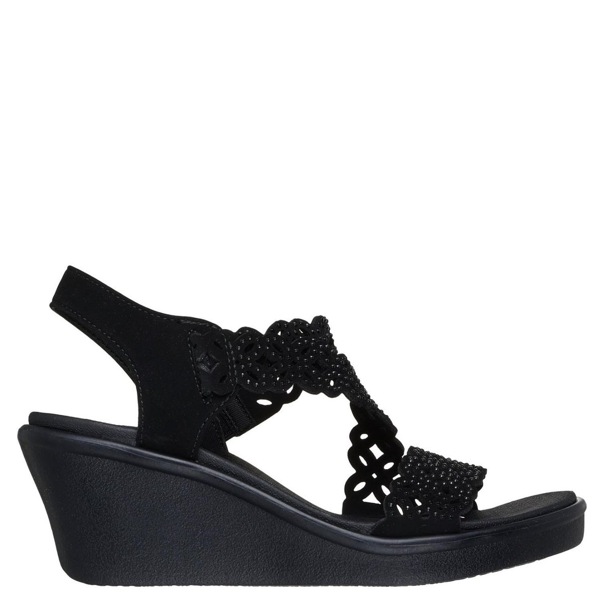 SKECHERS - Sandalia Mujer Negro Skechers