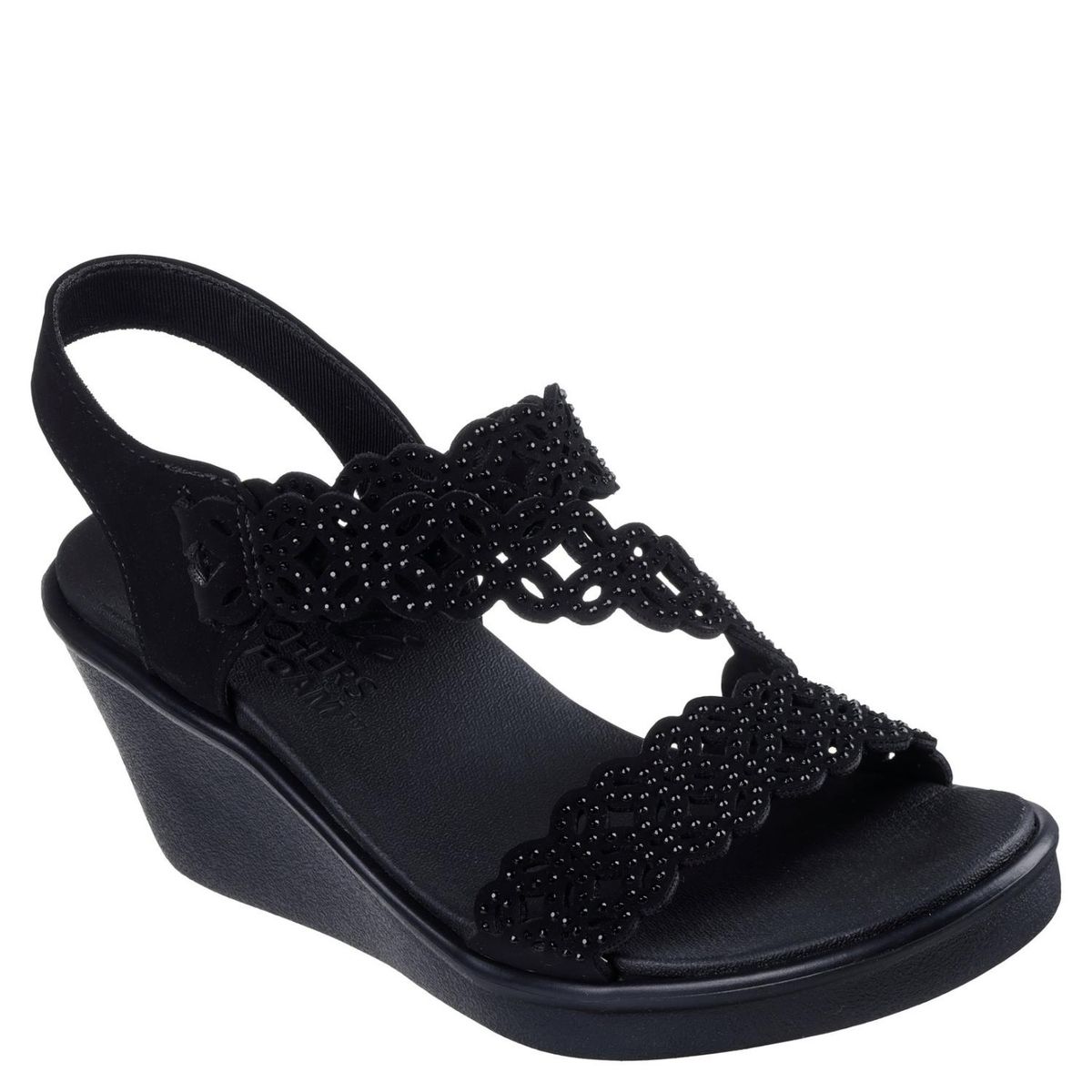 SKECHERS - Sandalia Mujer Negro Skechers