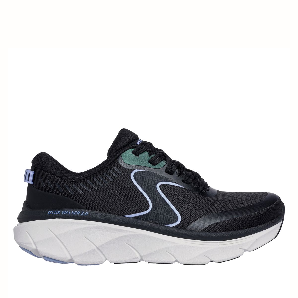 SKECHERS - D'Lux Walker 2.0 Zapatilla Urbana Mujer Negro Skechers
