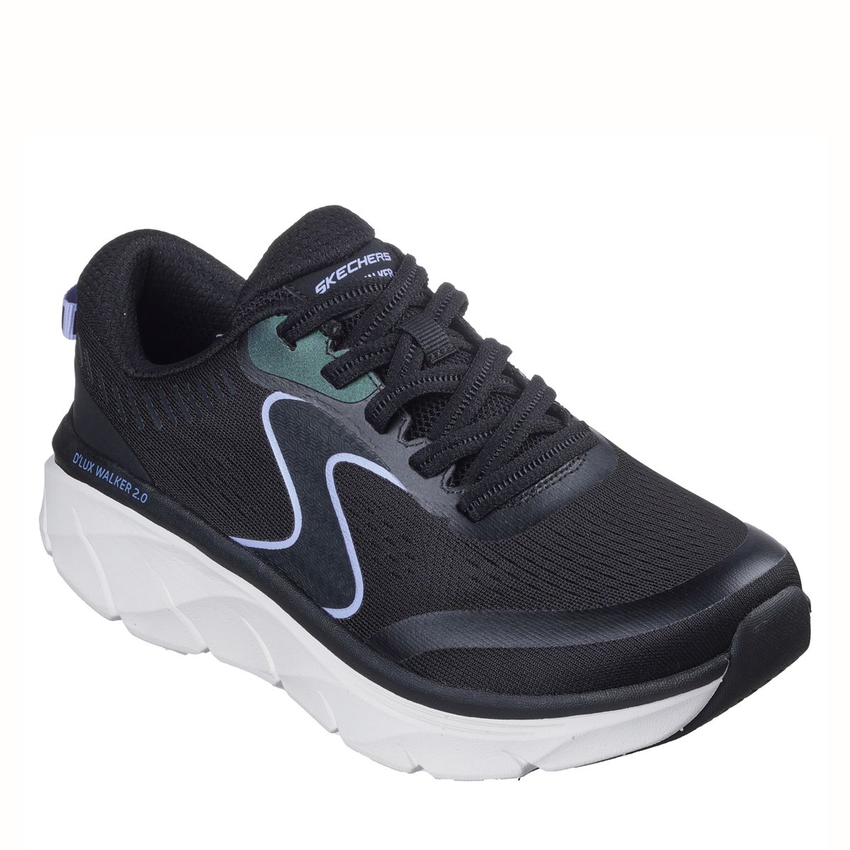 SKECHERS - D'Lux Walker 2.0 Zapatilla Urbana Mujer Negro Skechers