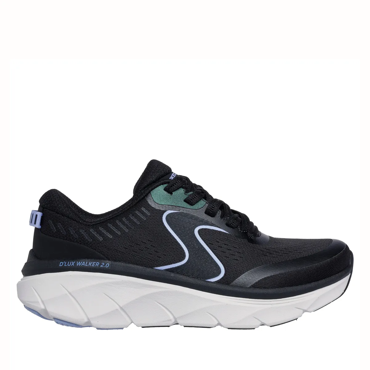 SKECHERS - D'Lux Walker 2.0 Zapatilla Urbana Mujer Negro Skechers