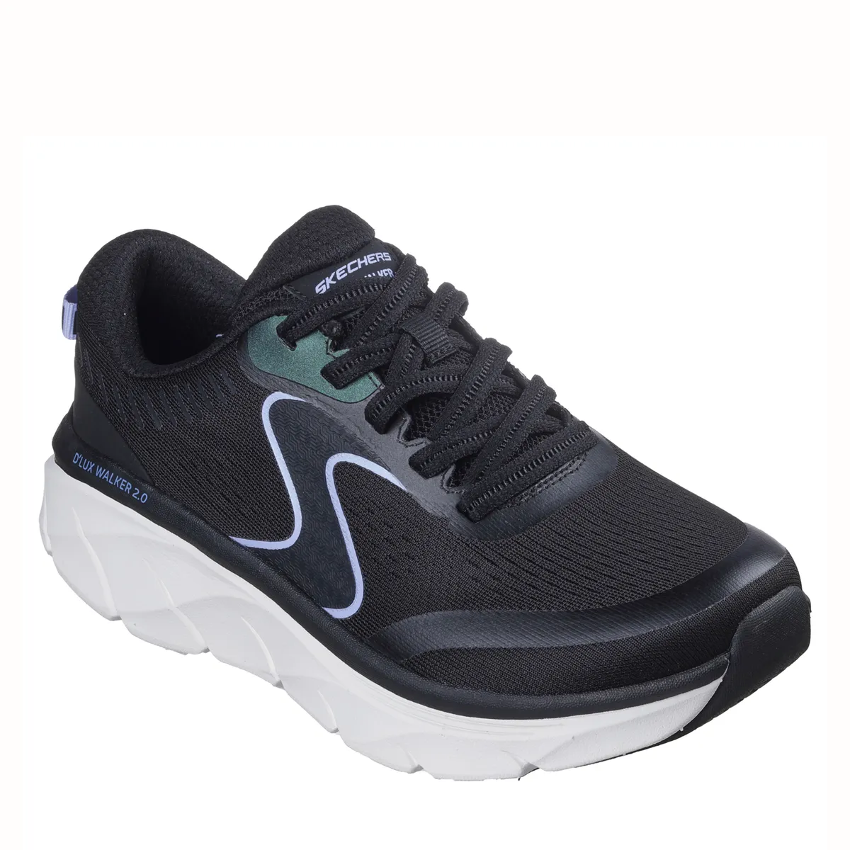 SKECHERS - D'Lux Walker 2.0 Zapatilla Urbana Mujer Negro Skechers
