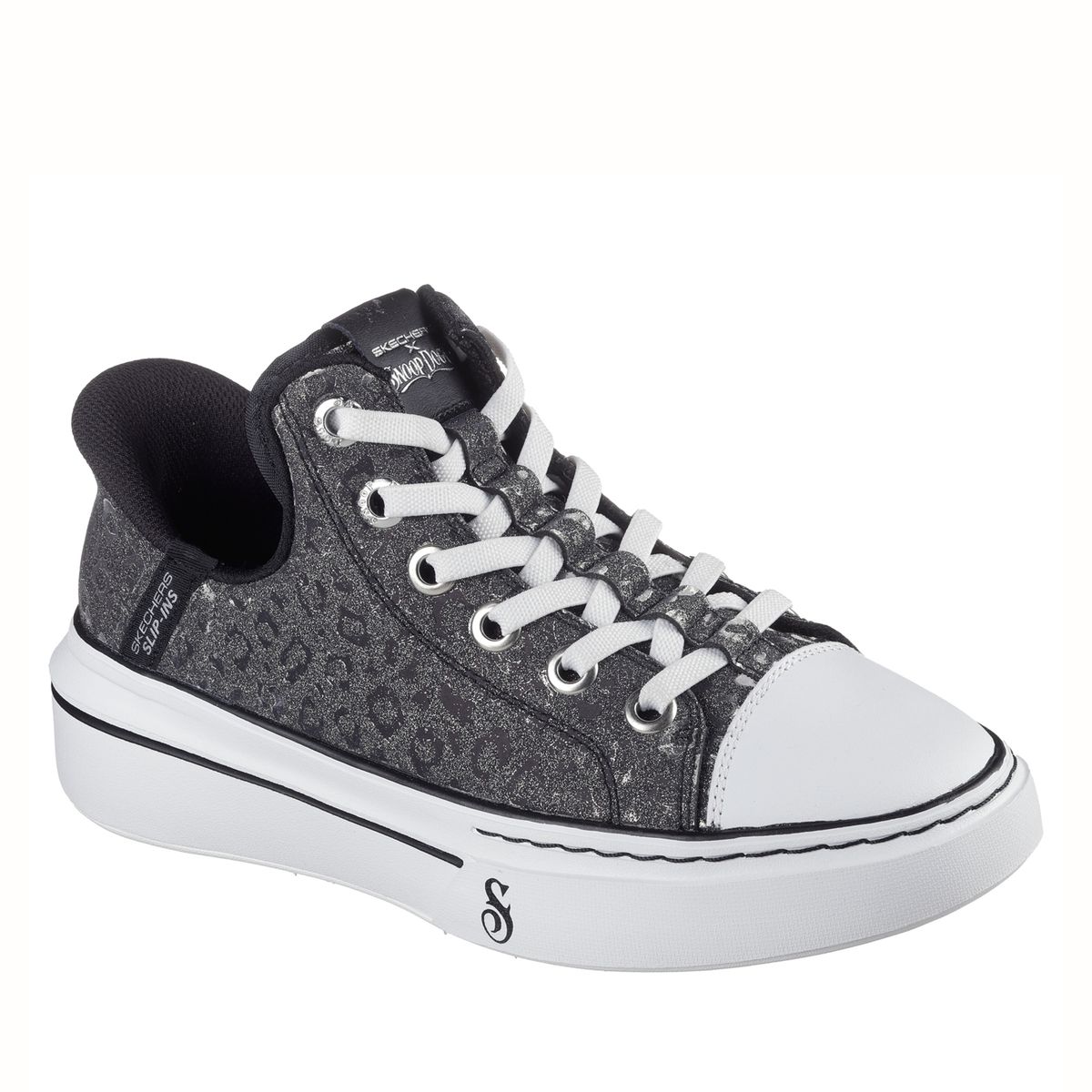 SKECHERS - Snoop One Zapatilla Urbana Mujer Negro Skechers