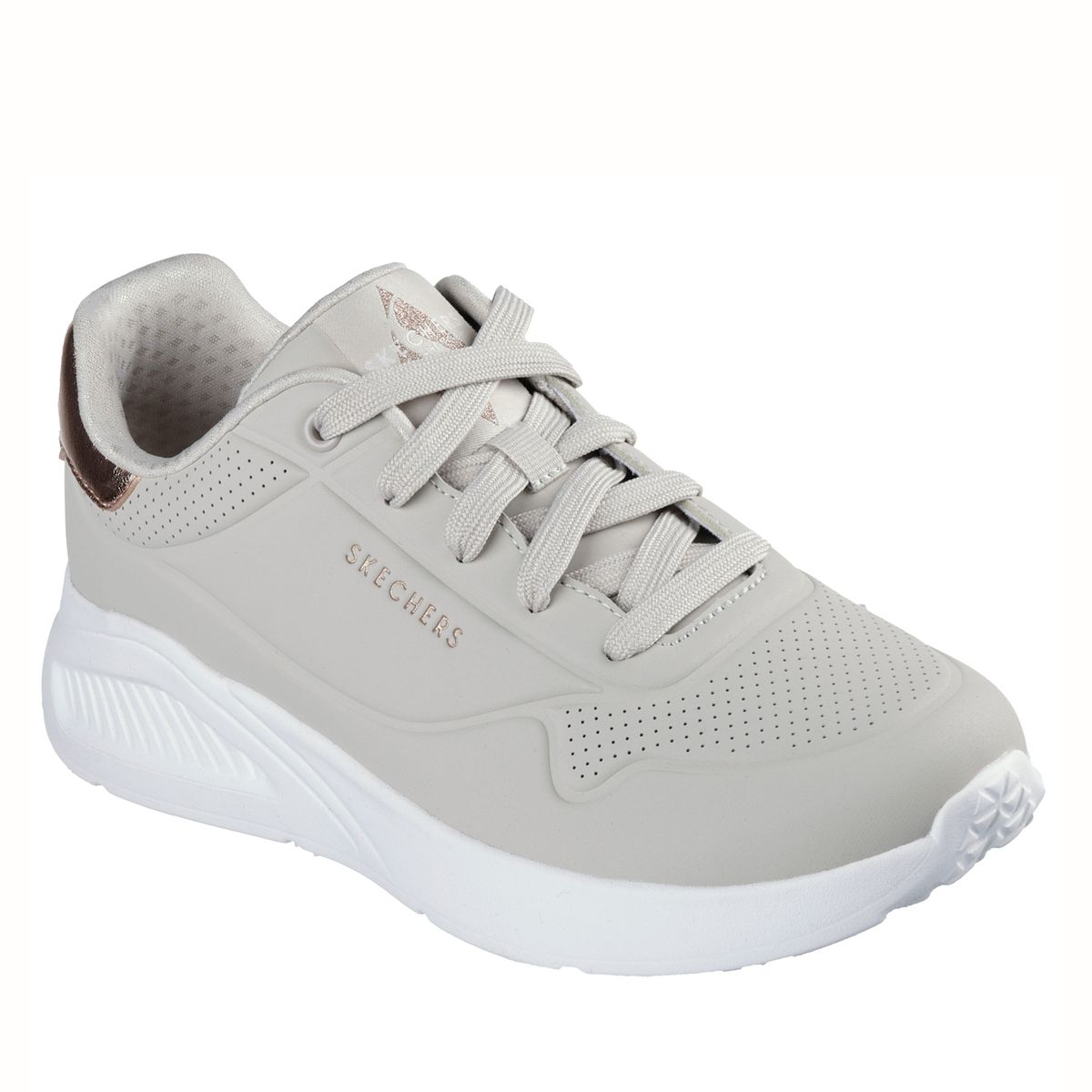 SKECHERS - Uno Lite Zapatilla Urbana Mujer Beige Skechers