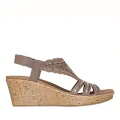 SKECHERS - Sandalia Mujer Café