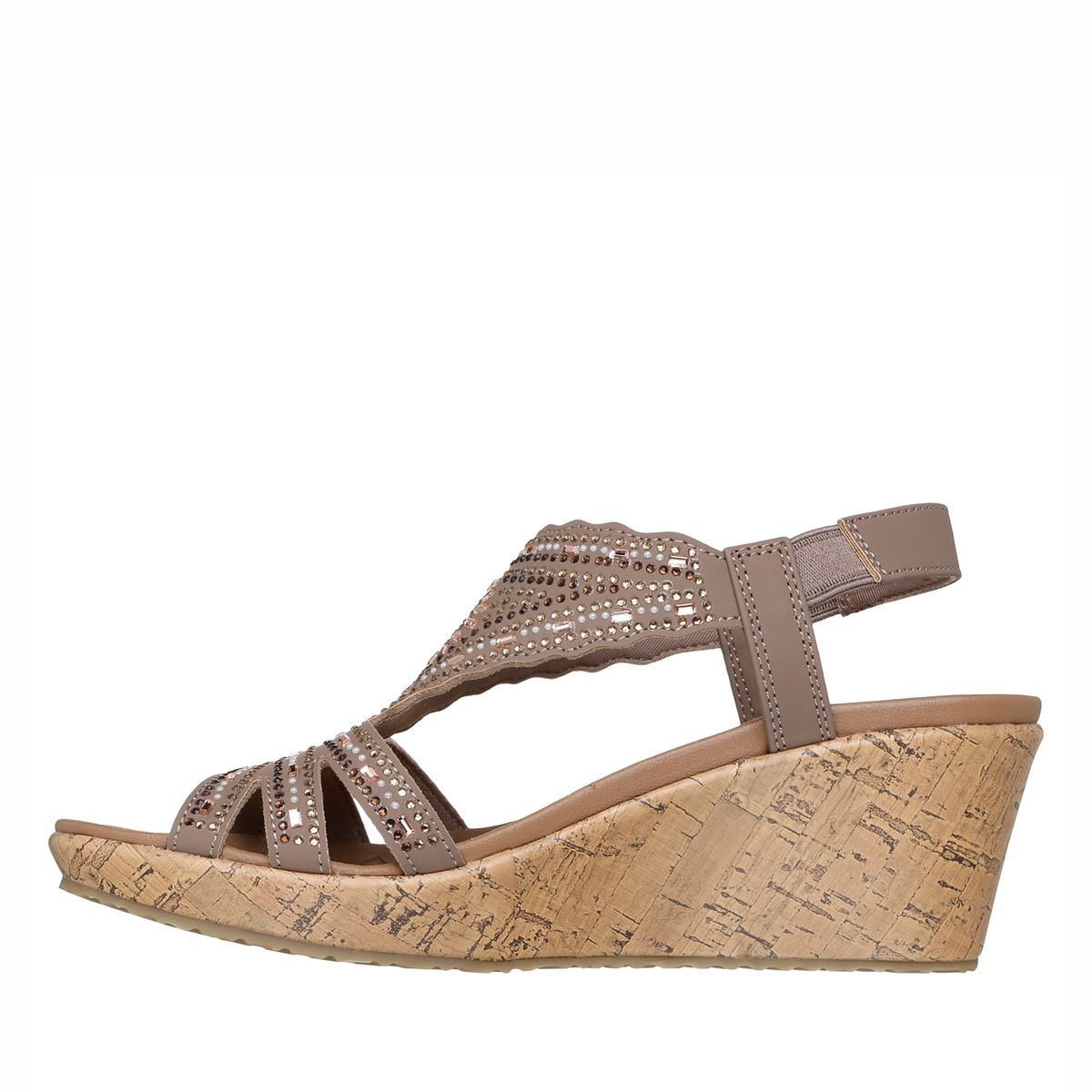 SKECHERS - Sandalia Mujer Café Skechers