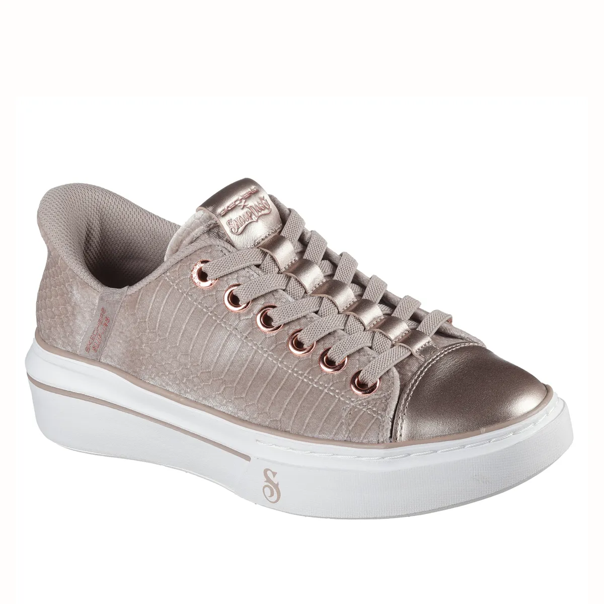 SKECHERS - Snoop One Zapatilla Urbana Mujer Beige Skechers