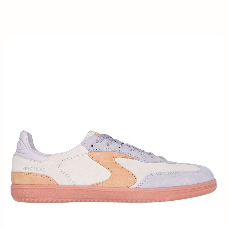 SKECHERS - Hotshot Zapatilla Urbana Mujer Cuero Beige Skechers